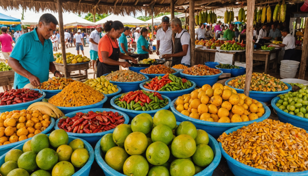 Marchés fermiers et saveurs locales en République dominicaine