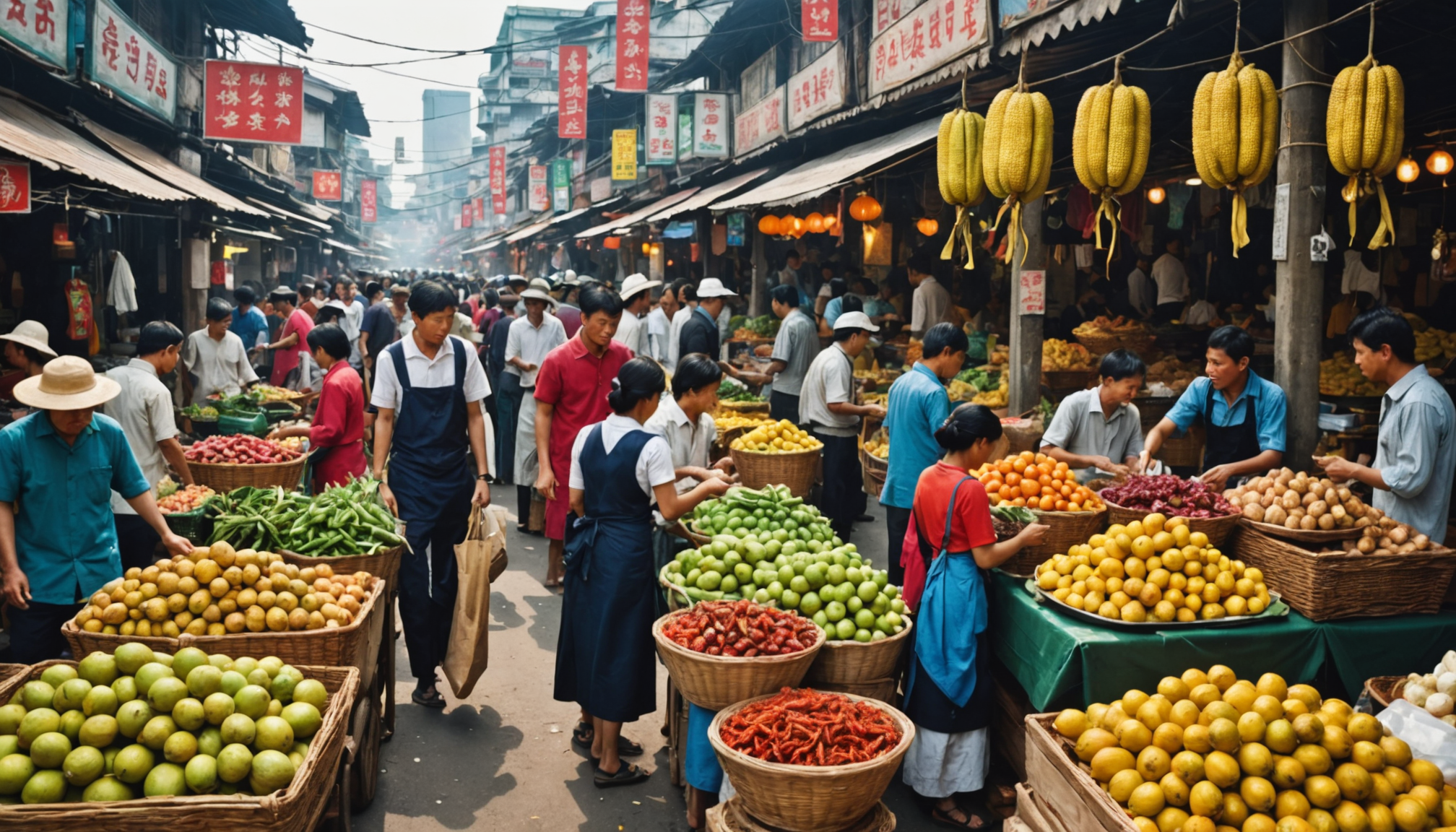 découvrez les marchés alimentaires en asie et explorez une variété de spécialités locales authentiques, savoureuses et uniques.