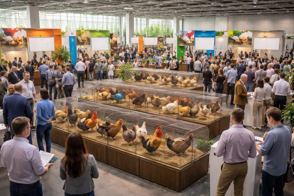 Associations aviculture et stratégies développement avec expositions nationales et fédérations