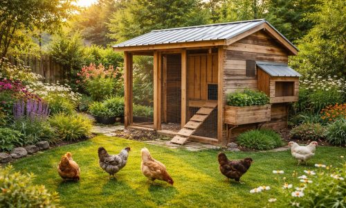 découvrez comment élever des poules dans votre jardin rénové grâce à un poulailler design, fabriqué en bois de palettes recyclées, alliant écologie et esthétisme pour un espace naturel et moderne.