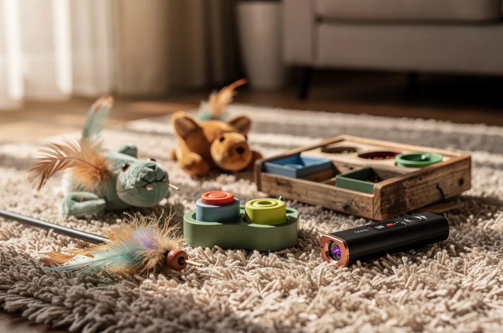 Jouets pour chat interactifs : stimuler l’intelligence et le bien-être des félins
