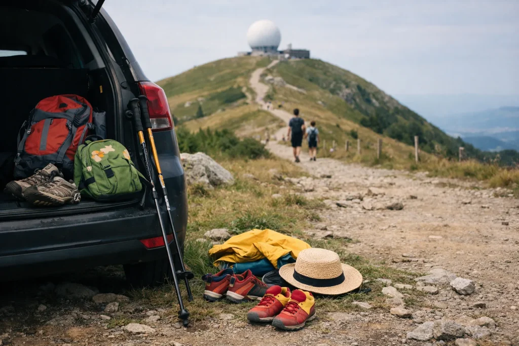 Le Grand Ballon en famille : monter en voiture, marcher une heure