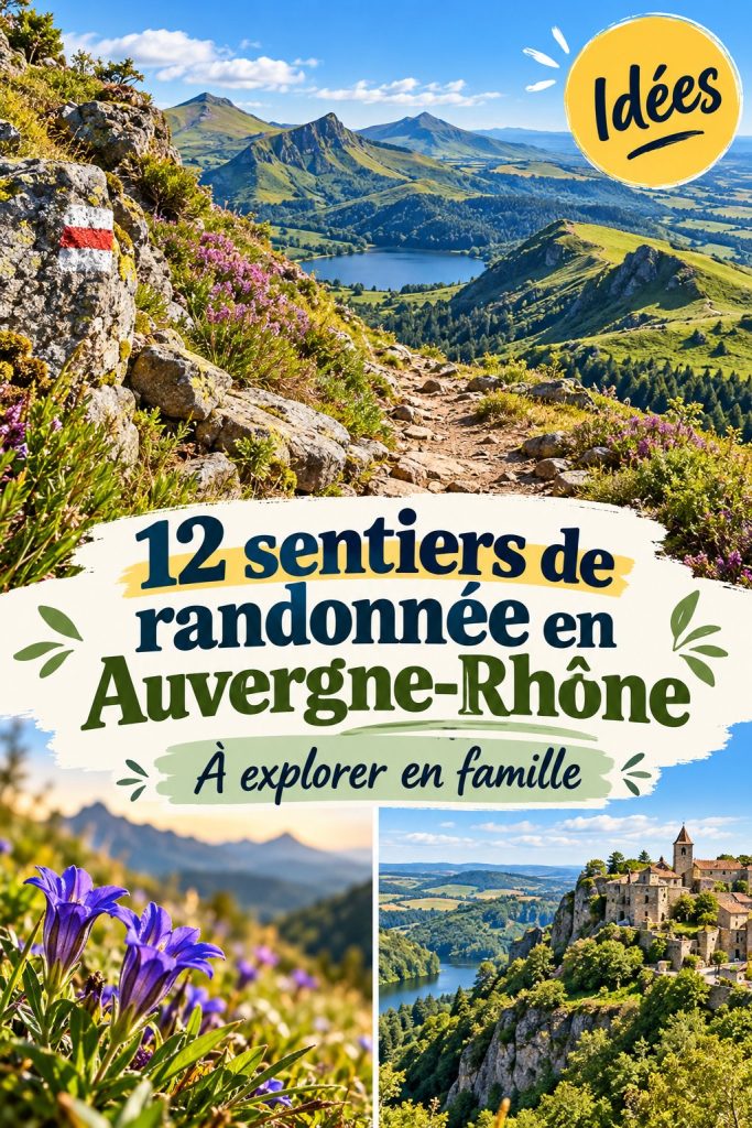 12 sentiers de randonnée à explorer en Auvergne-Rhône-Alpes